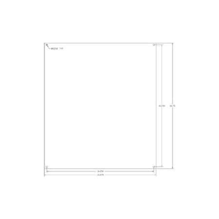 Vynckier Enclosure Systems Vynckier Mp1816a Vj 18in X 16in Aluminum Mounting Plate - Min Qty 5 MP1816A